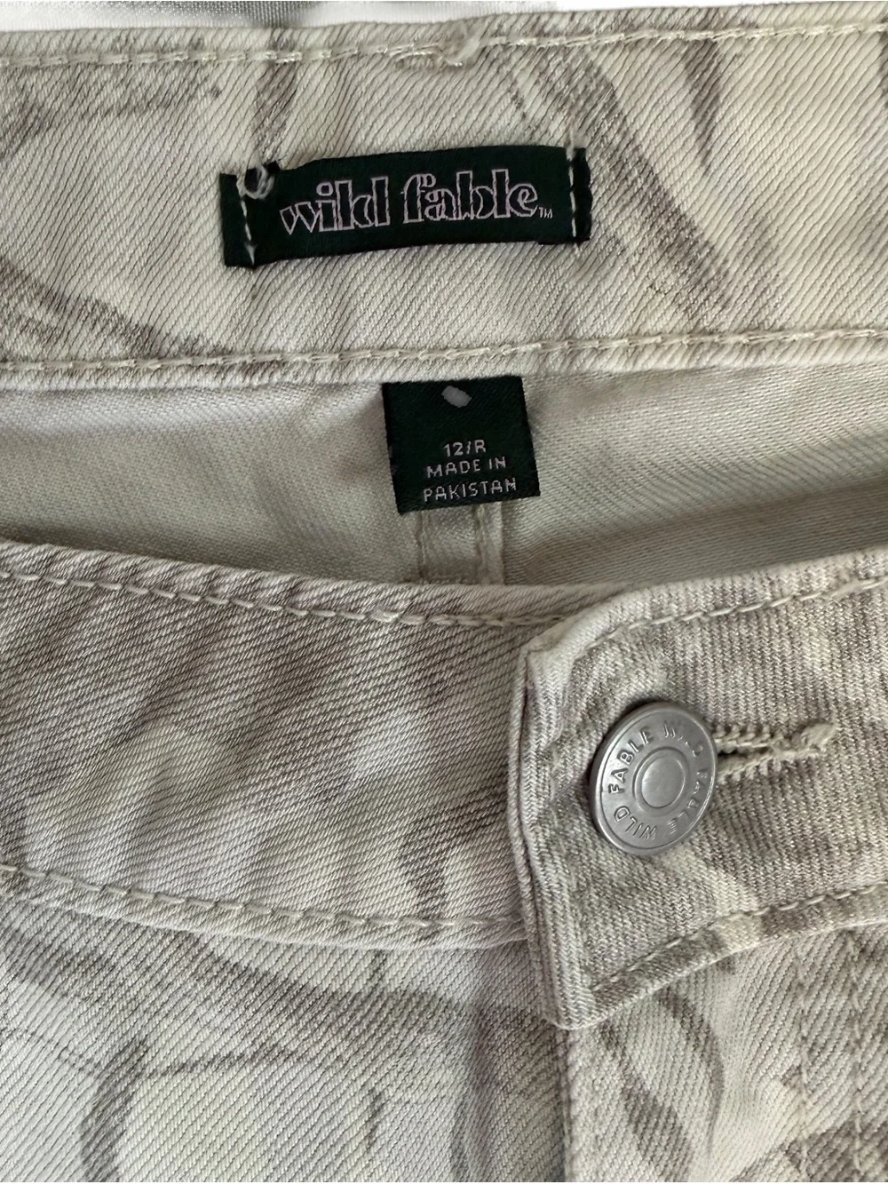 wild fable neutral Camouflage jeans - Picture 3 of 5